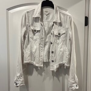 Women's White Jean Jacket